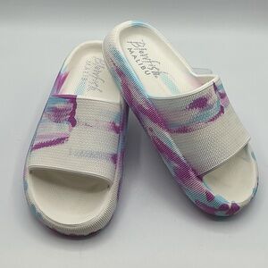 Blowfish Malibu Springtide Vibrant Slide Sandals, size 4